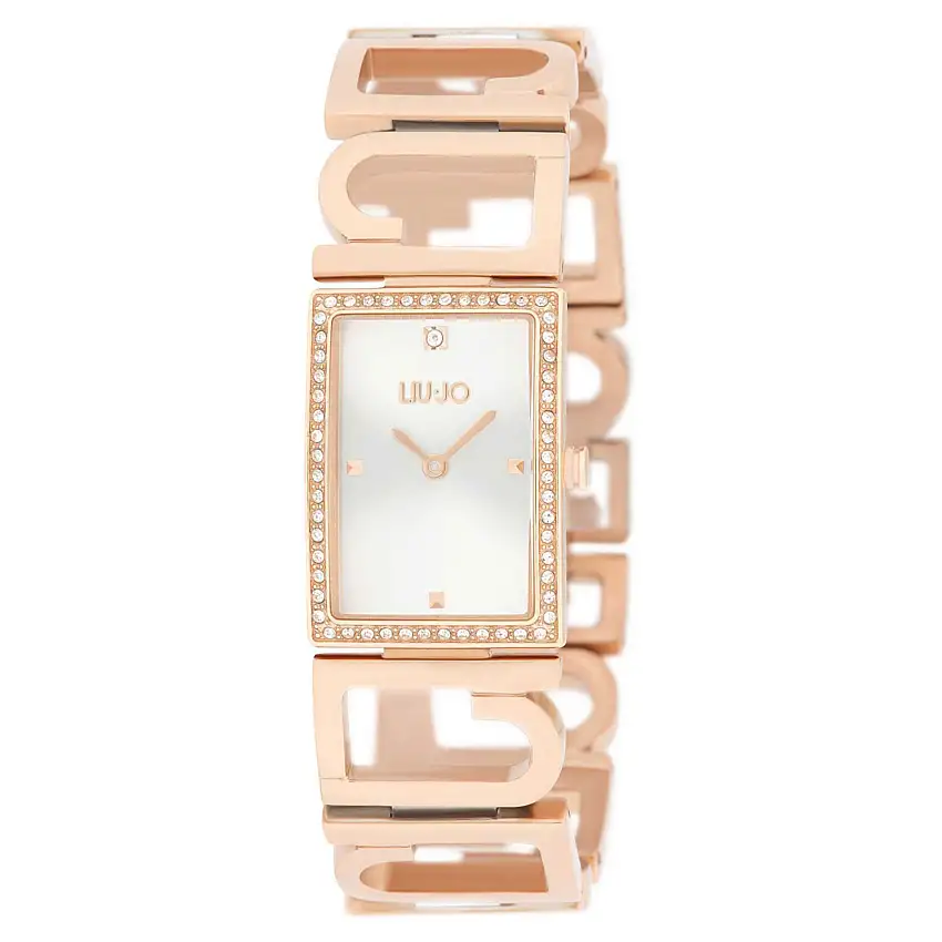 Liu Jo orologio Alma oro rosa logo all over acciaio TLJ1819