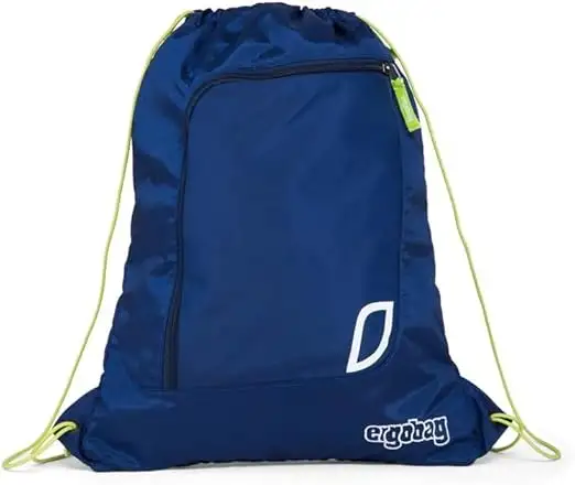 Ergobag Sacca Sport Con Zip Blu Bambino Gym Sac blu OUTBEARSPACE
