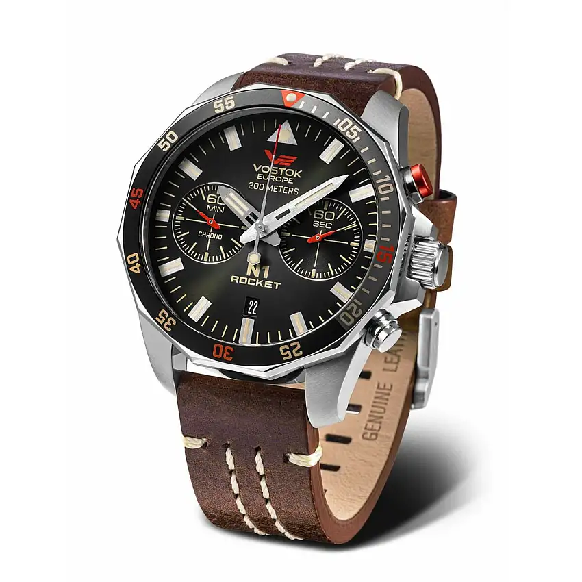 Orologio Uomo Vostok 6S21-225A618 Nero 28435358
