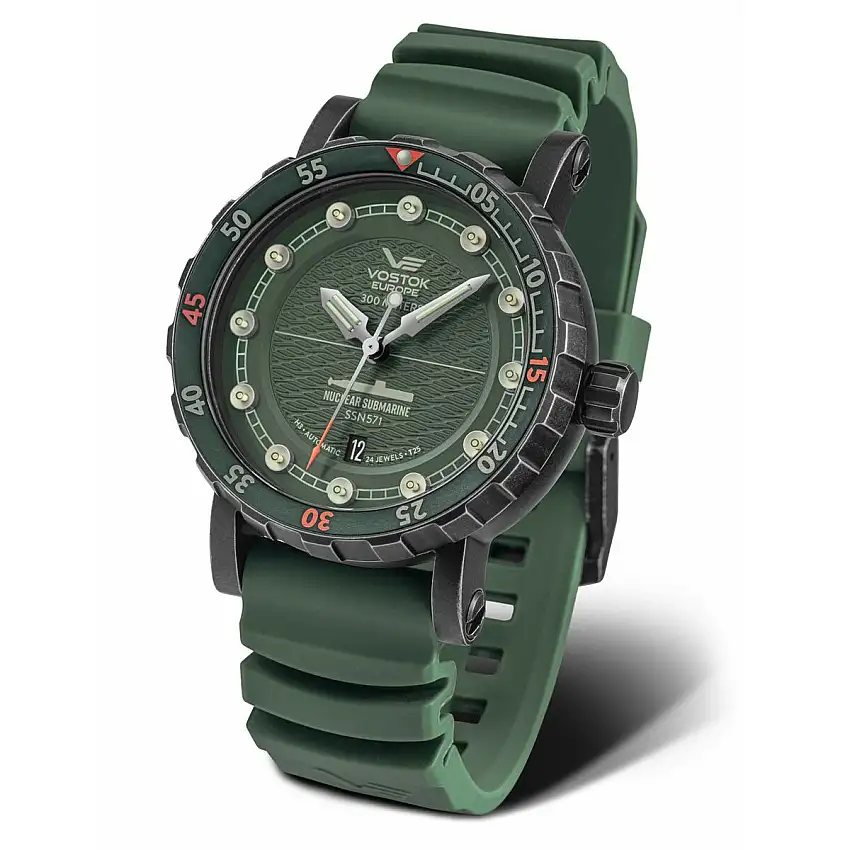 Orologio Uomo Vostok NH35A-571F608 Verde 71802959