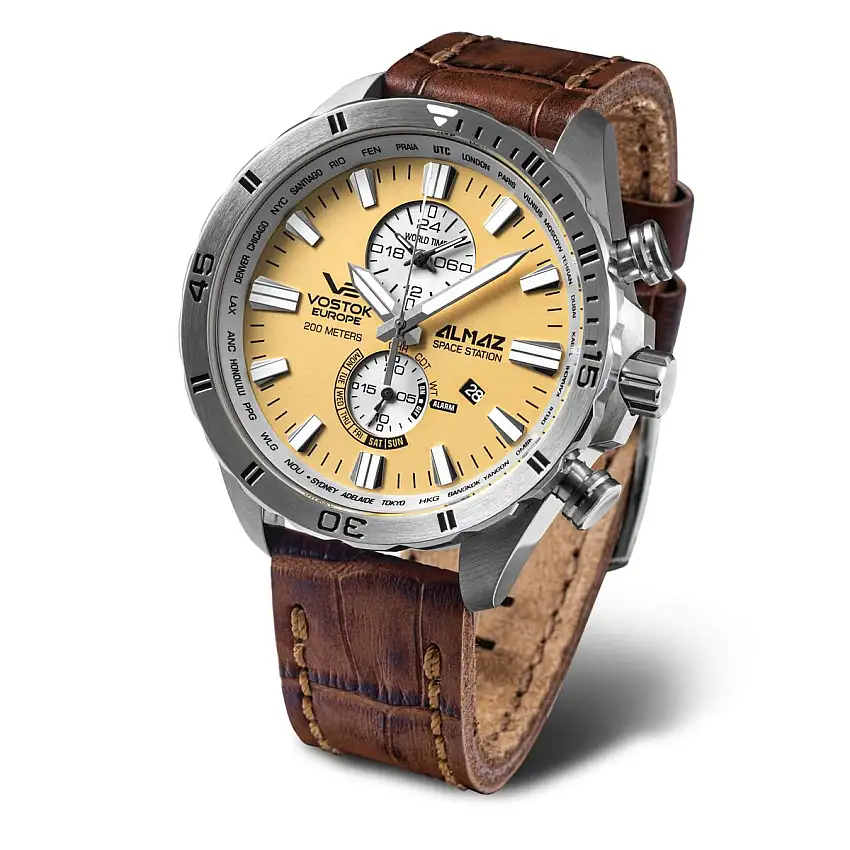Orologio Uomo Vostok Beige (Ø 47 mm) 45875165