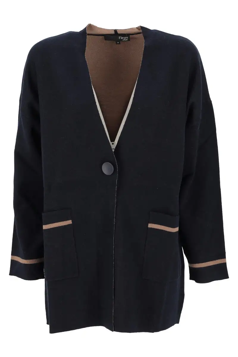Fleurs D'anis Cardigan Donna 245F1130