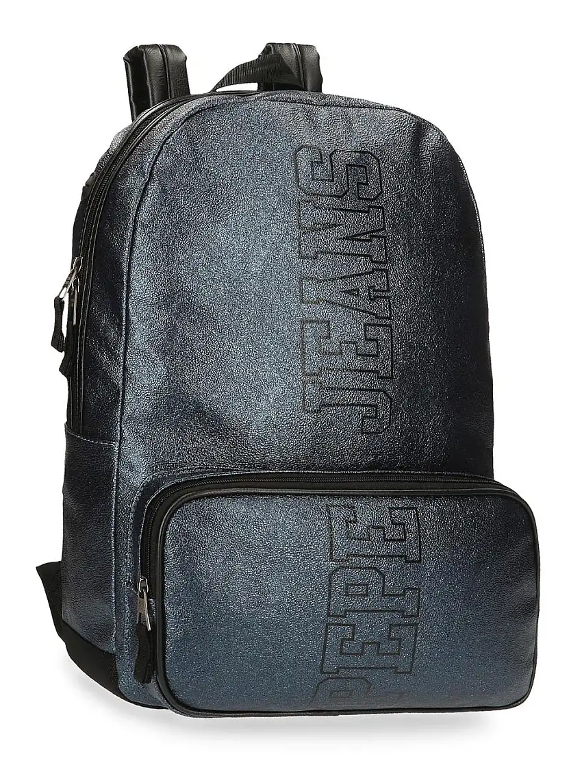 Pepe Jeans 44 Cm Spallacci Imbottiti Scuola Weekend Porta Pc Blu Uomo