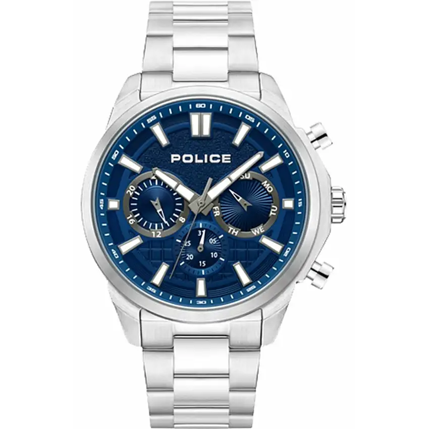 Orologio Uomo Police PEWJK0021004 Argentato 74820523