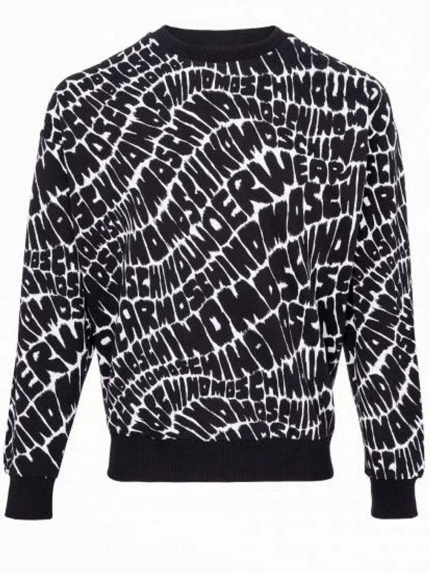Moschino Underbear Maglia Girocollo Cotone Nero