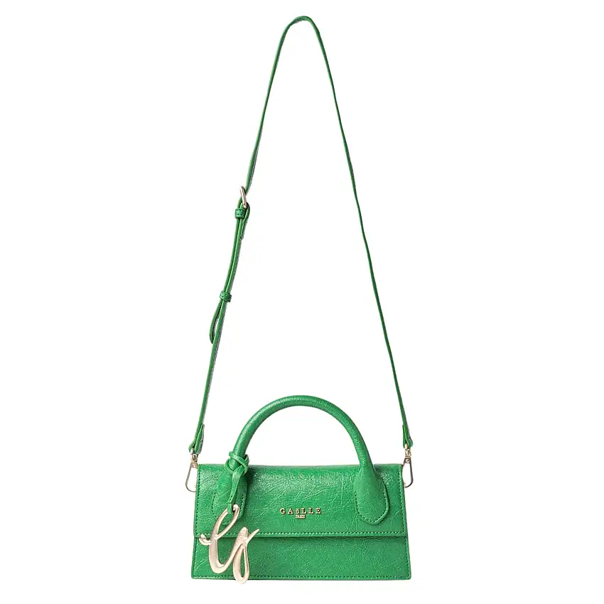 Gaelle Borsetta donna borsa tracolla duffle bauletto mini verde