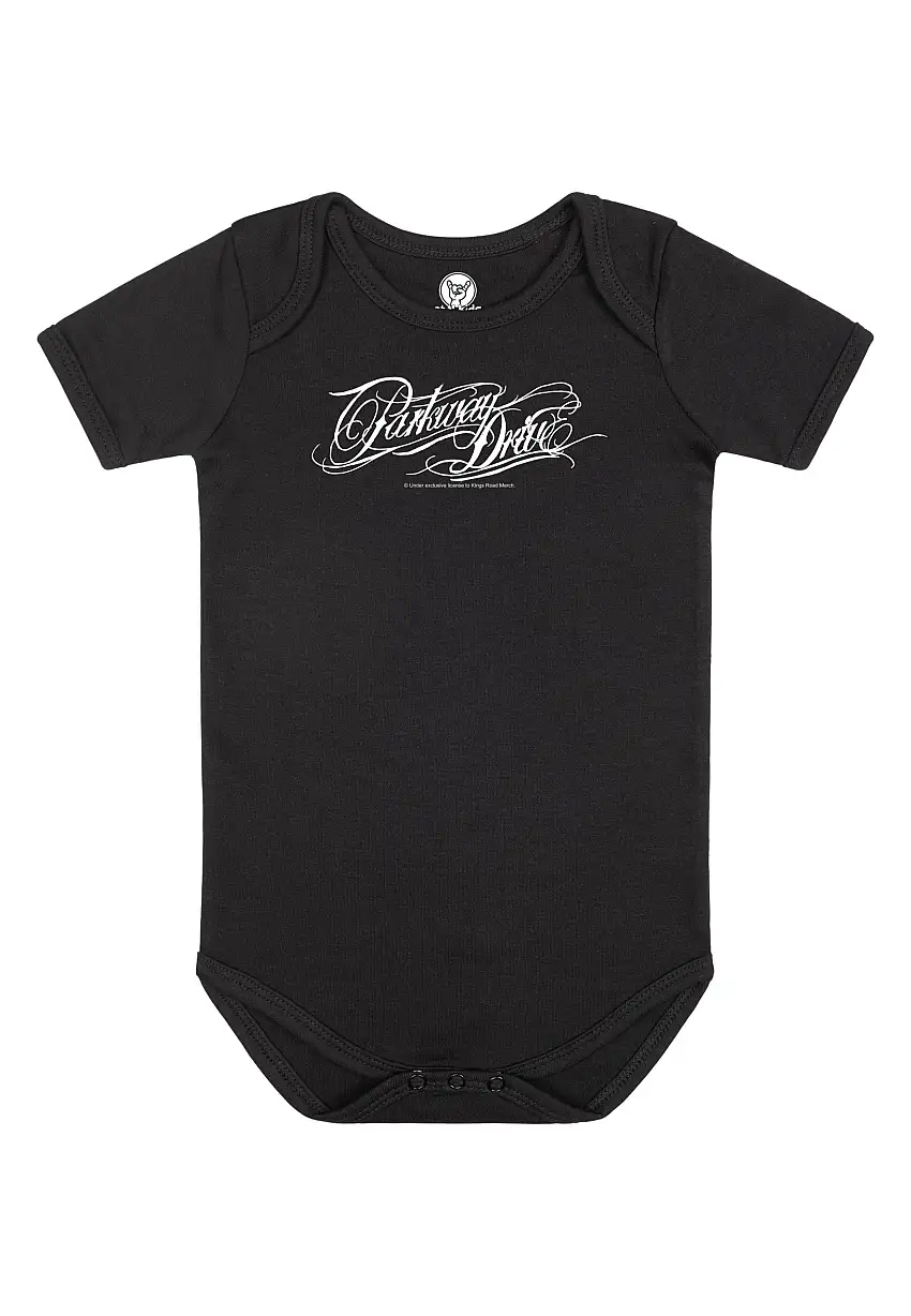 Parkway Drive - Logo Babygrow Black/White - Bodysuit