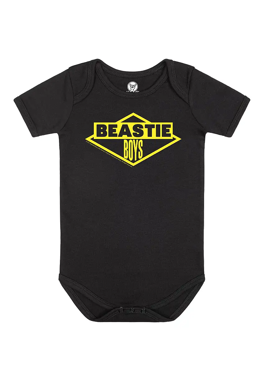 Beastie Boys - Logo Babygrow Black/Yellow - Bodysuit