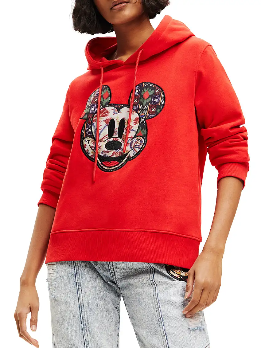 Desigual Woman Knit Sweat Long Sleeve Arancione Donna