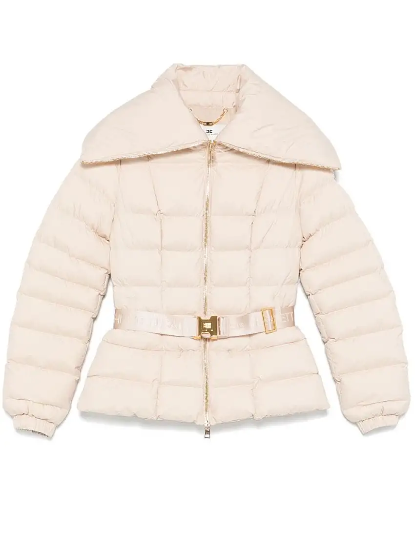 Short Down Jacket With Belt 53353830