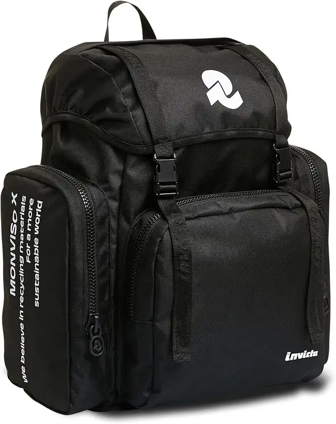 Invicta ZAINO MONVISO X ECO 96% porta pc 14" nero 25 litri