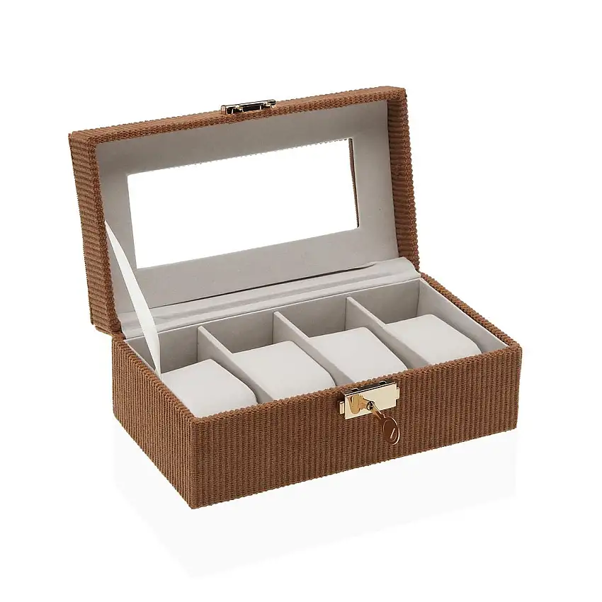 Custodia per orologi Versa Legno MDF 11,5 x 8 x 21 cm 47841239