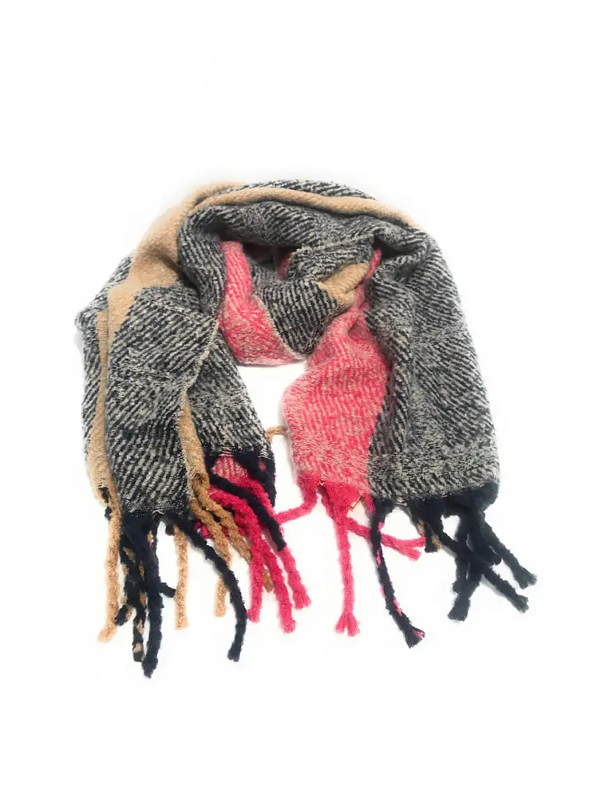 Fracomina Sciarpa Foulard Multicolore Donna