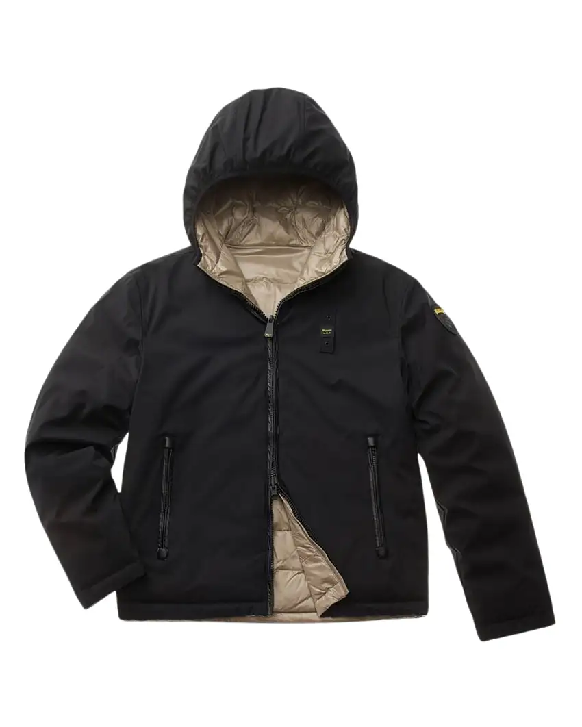 Blauer Reversibile Nero Uomo