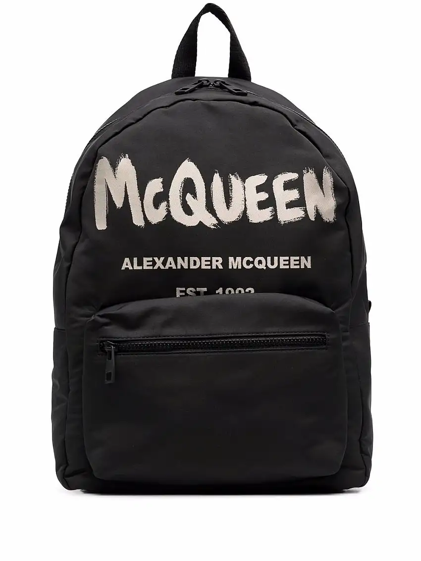 Alexander McQueenZaino Metropolitan con stampa