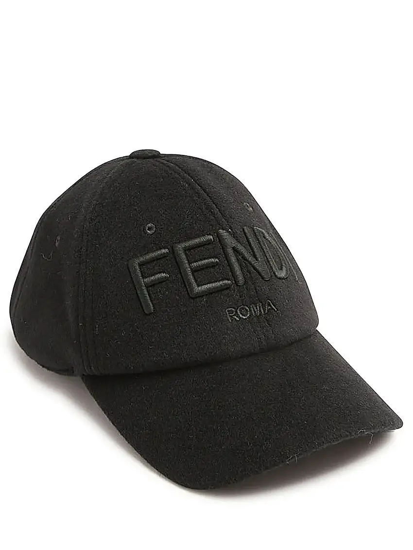 CappelloBaseball cap in lana nera