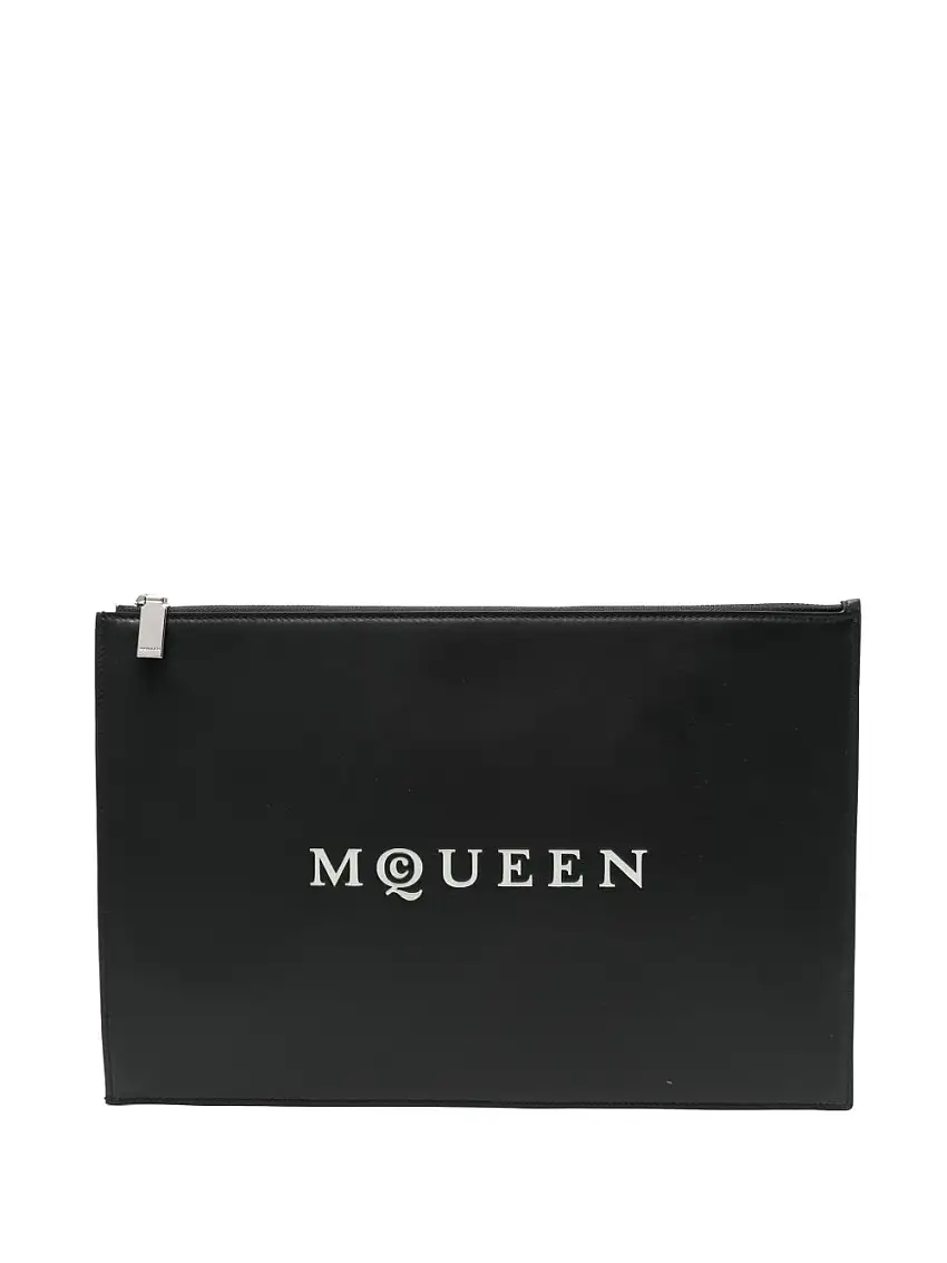 Alexander McQueenClutch con logo