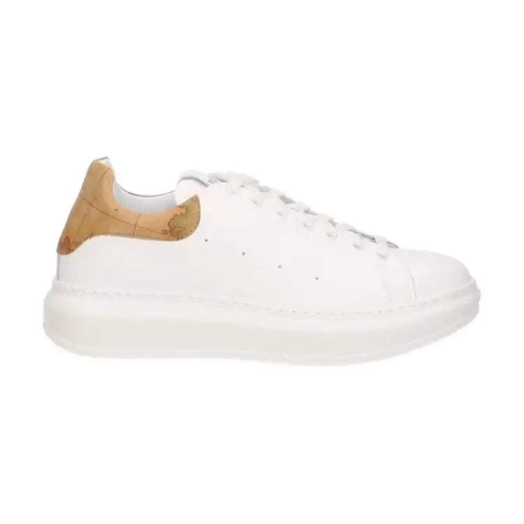 Alviero Martini 1a Classe Z U168 578B Sneaker Uomo Stringato Bianco Geo Classic