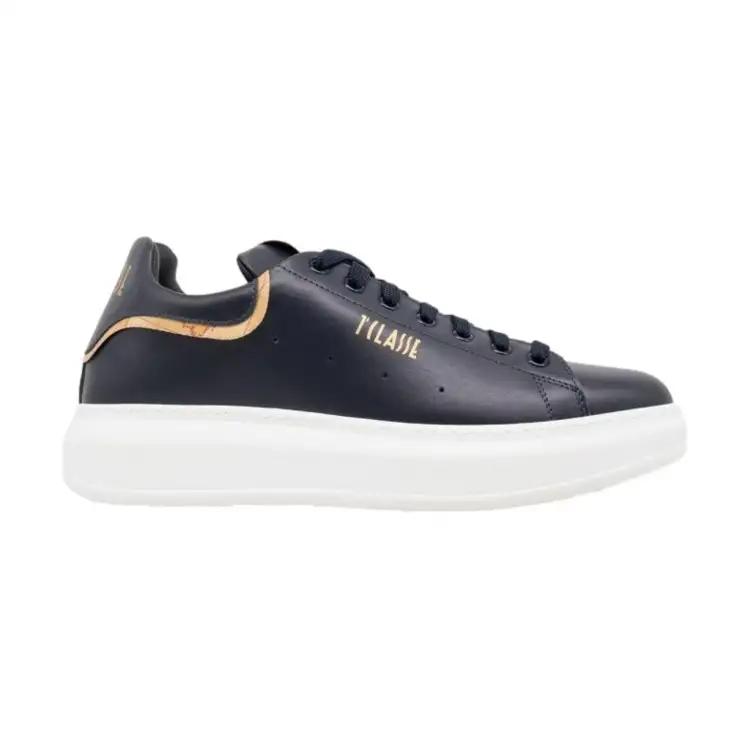 Alviero Martini 1a Classe Z U169 578B Sneaker Uomo Stringato Bianco Geo Classic Black