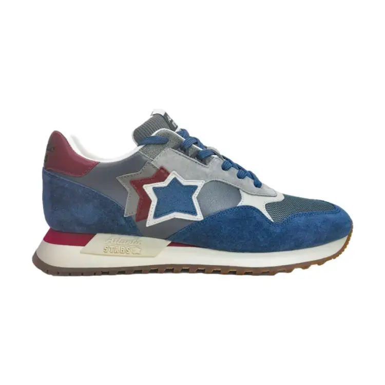 Atlantic Star DRACO 0205 Sneakers Uomo Stringate Jeans Grigio
