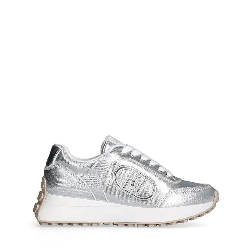 Liu Jo Scarpe Lolo 18 Sneakers ecopelle argento