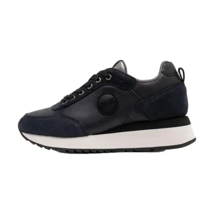 COLMAR TRAVIS PUNK 035 Sneakers Donna Platform Stringate Black