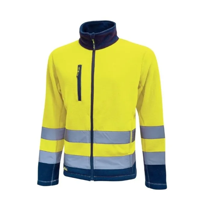 Fuori tutto - Giacca da Lavoro U-Power Workwear in Pile Boing HL207YF colore orange fluo taglia xl