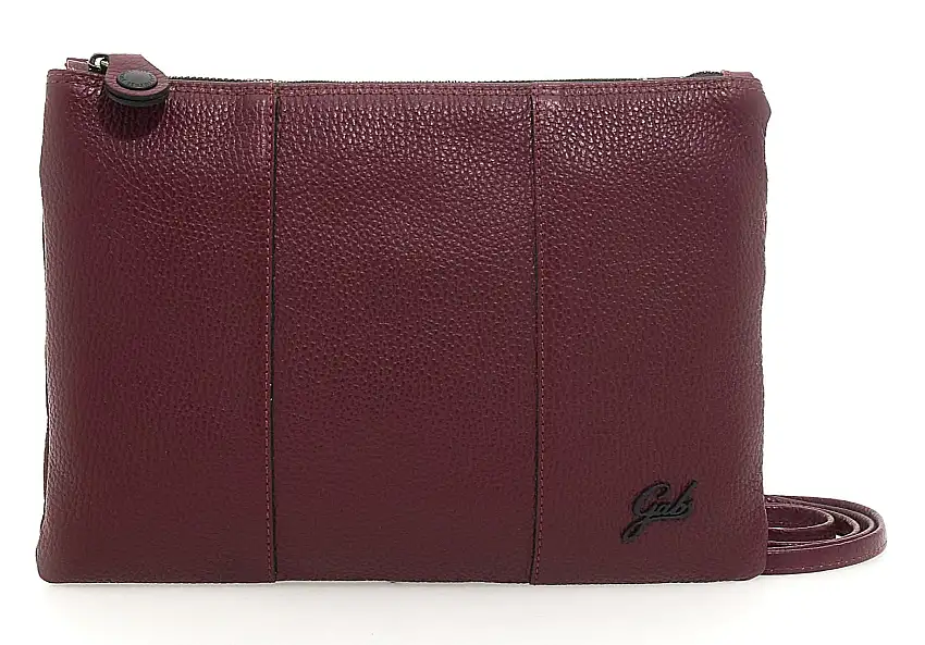 Gabs Borsa Pochette Beyonce M Tracolla in Pelle Bull Black CHIANTI