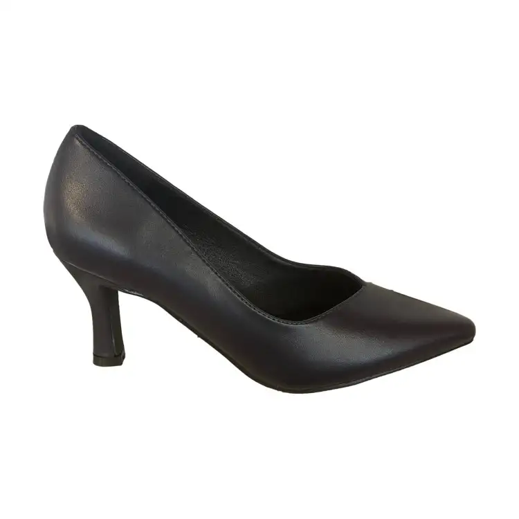 Gold & Gold GD25 Scarpe Donna Décolleté con Scollo a V Tacco Medio Blu