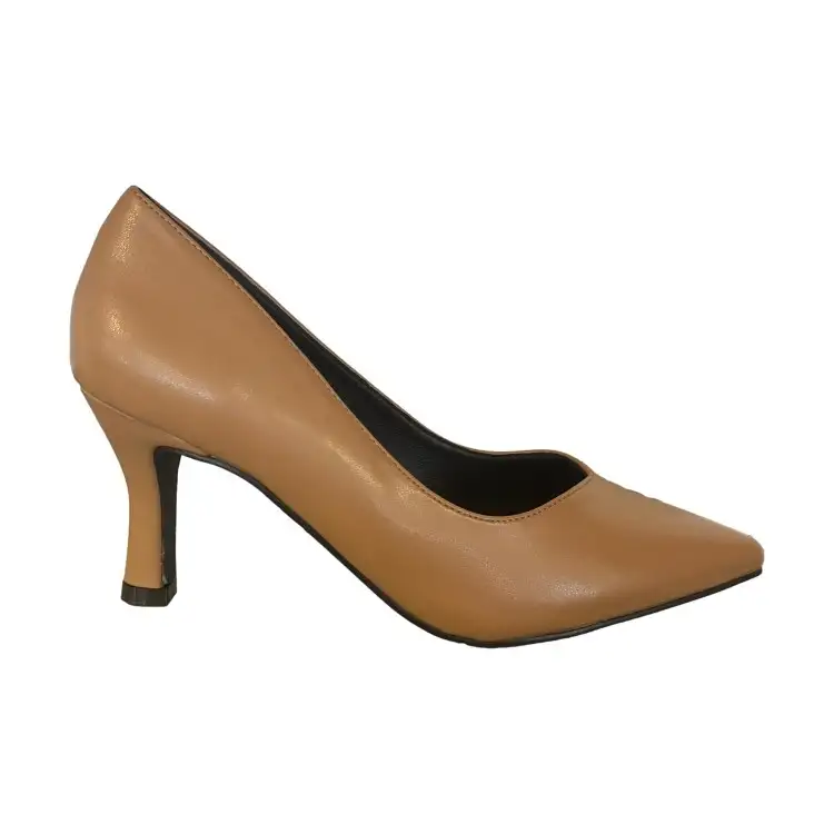 Gold & Gold GD25 Scarpe Donna Décolleté con Scollo a V Tacco Medio Nude