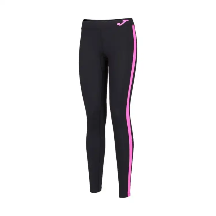 JOMA 901127.118 Leggings Donna Ascona Nero Rosa Fluo