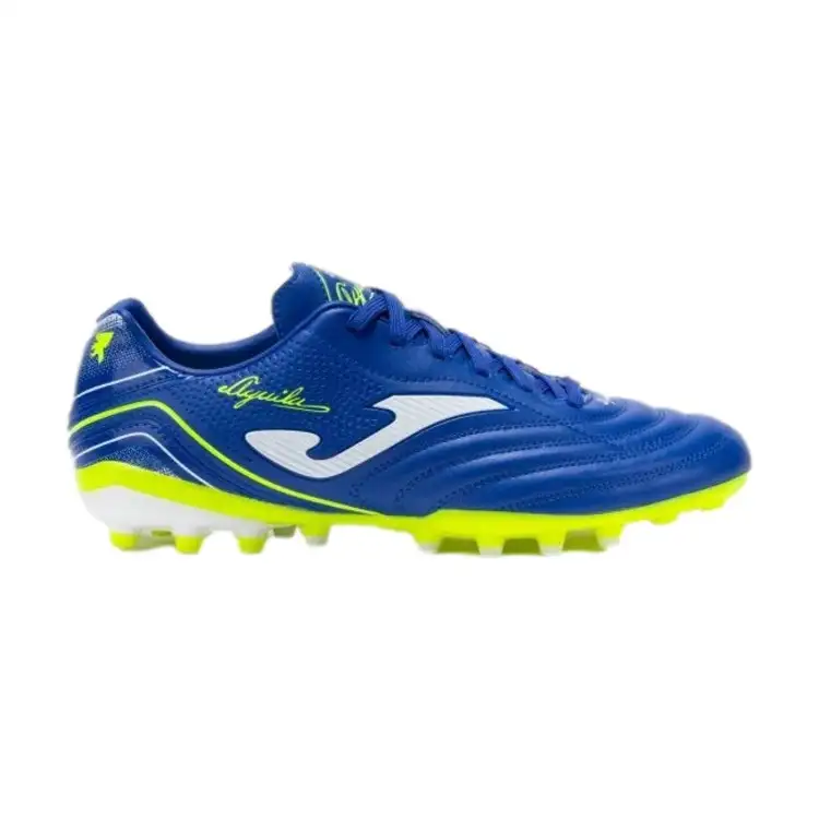 JOMA AGUILA 2504 Artificial Grass Scarpe Da Calcio Uomo Royal Blue Yellow Fluo