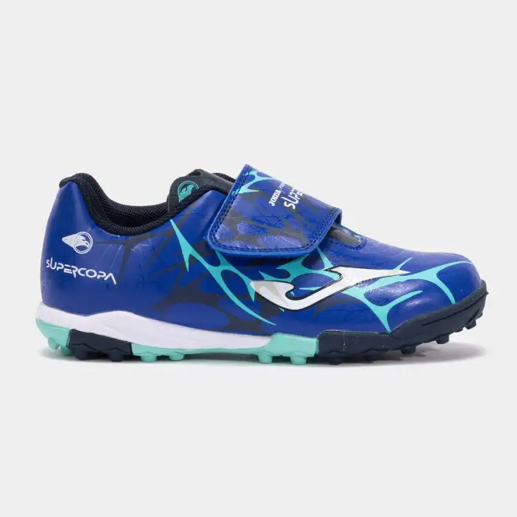 JOMA SUPER COPA 2504 Scarpe da Calcetto Bambino Royal Blue Turf