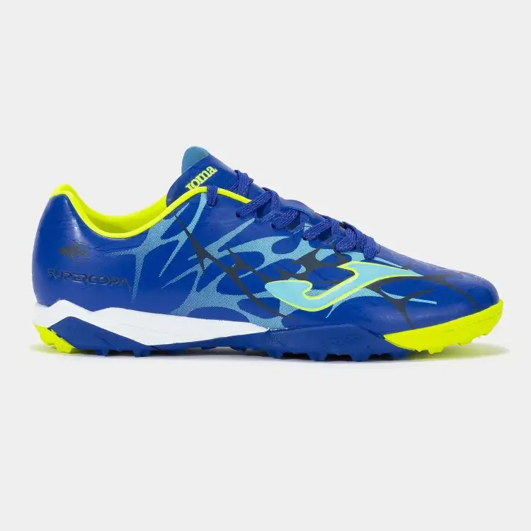 JOMA SUPER COPA 2504 TURF Scarpe da Calcetto Uomo Stringate Royal Blue