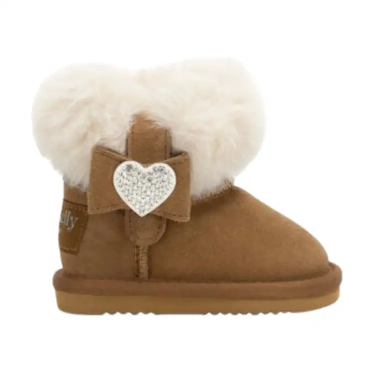 Lelli Kelly LKHK 5356 ZOEY Stivaletto Bambina con Pelliccia Marrone