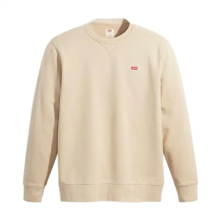 Levi's 35909-0057 THE ORIGINAL HM CREW Felpa Uomo Girocollo Beige