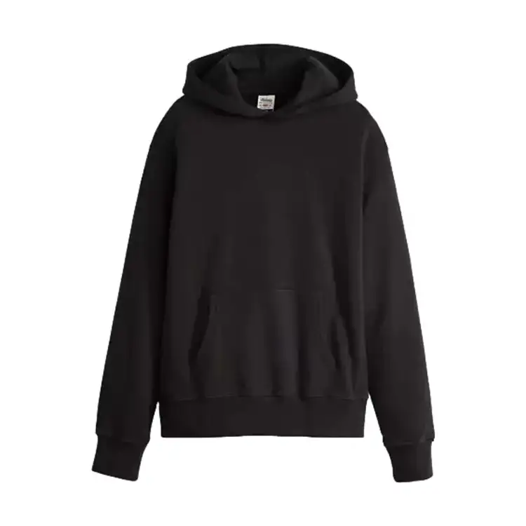 Levi's A8435-0019 THE AUTHENTIC HOODIE Felpa Uomo Con Cappuccio Black