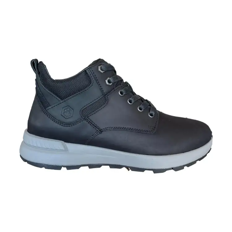 Lumberjack DOMINIC 102217229 Sneakers Mid Uomo Stringate Black