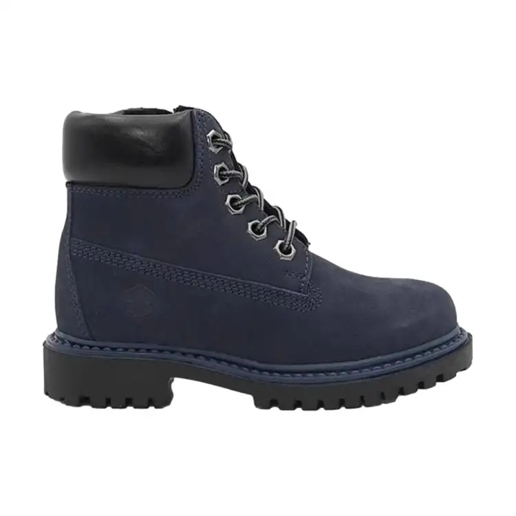 Lumberjack RIVER 102227145 022 Stivaletti Stringati Bambino con Zip Navy Blue