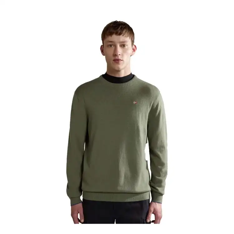 Napapijri NP0A4GJUG0A1 DAMAVAND C 4 Maglioncino Uomo Girocollo Verde