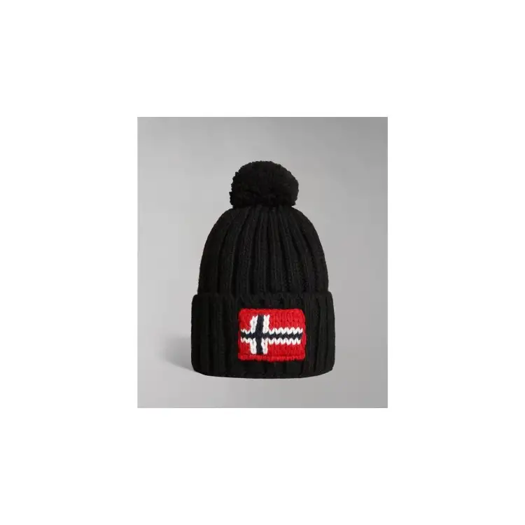 Napapijri NP0A4GKB0411 SEMIURY 5 Cappello Unisex Lana Nero