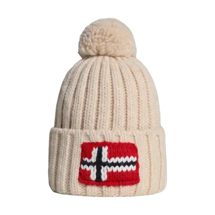 Napapijri NP0A4GKBN1J1 SEMIURY 5 Cappello Lana Beige Dimity