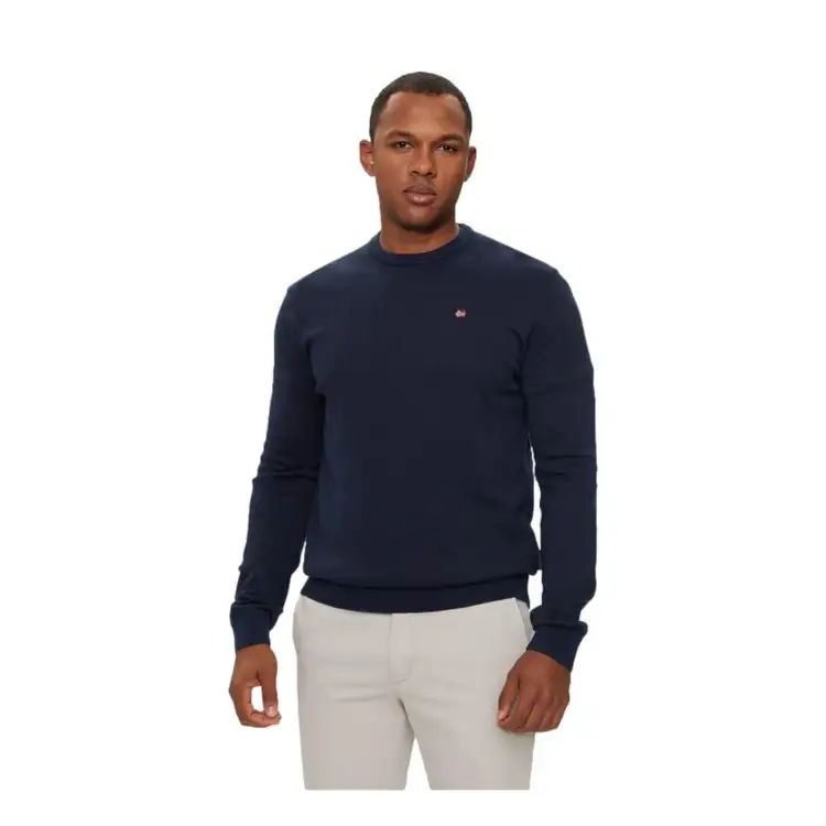 Napapijri  NP0A4I2G176 DROZ 5 Maglioncino Uomo Girocollo Blu Marine