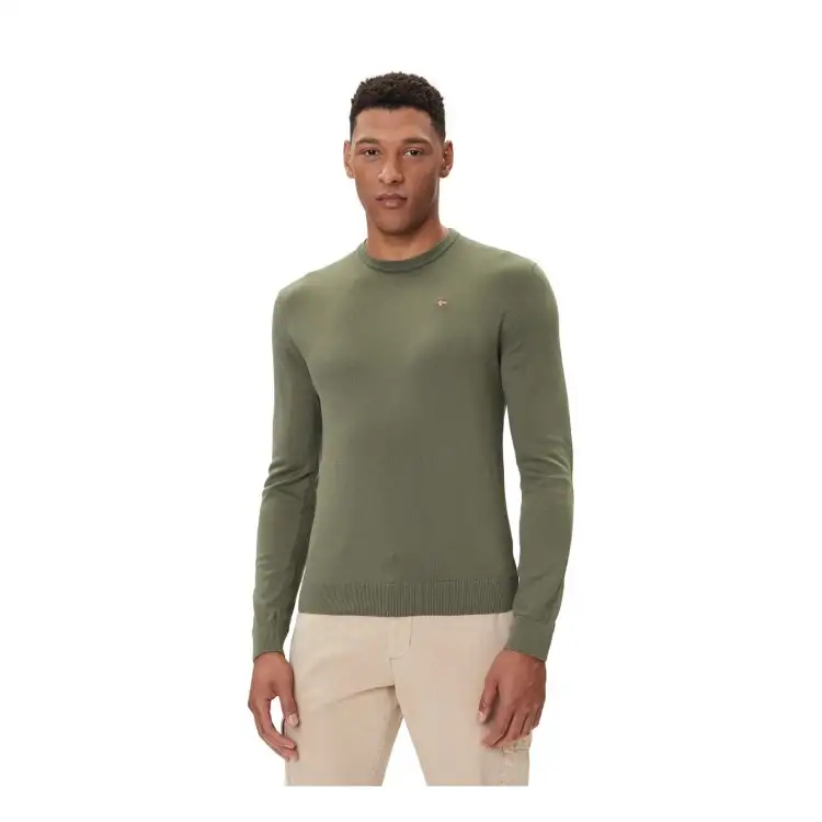 Napapijri NP0A4I2GG0A DROZ 5 Maglioncino Uomo Girocollo Tea Leaf