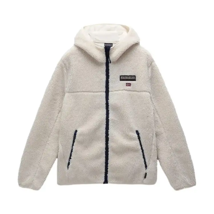 Napapijri NP0A4IA8N1J1 T-TYNIK FZH Giacca Uomo Pile Con Cerniera Beige