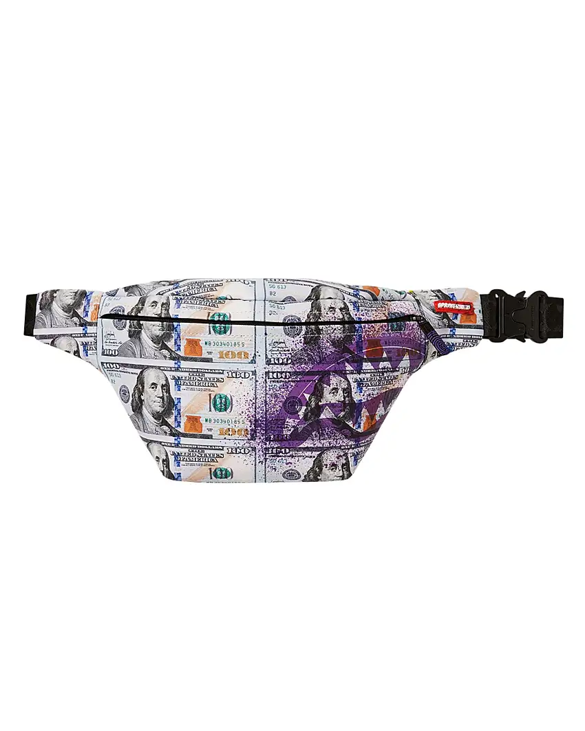 Sprayground Crossbody Bag Bianco Viola Unisex