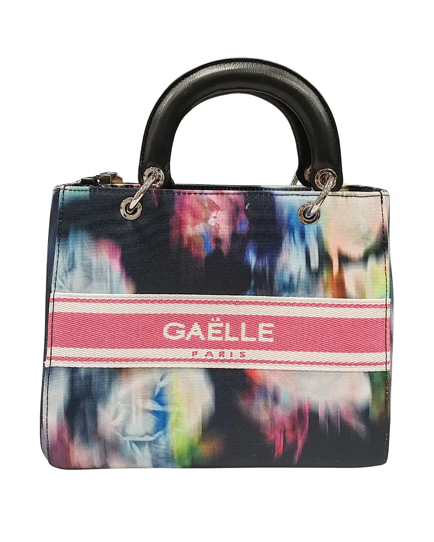 Gaelle Borsa a Mano in Ecopelle Stampa Multicolore Donna
