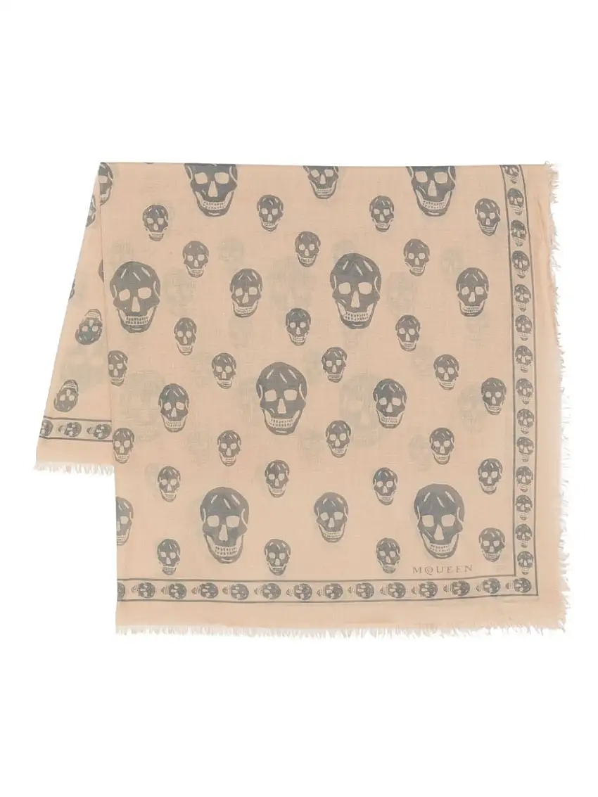 Alexander McQueenFoulard con teschio