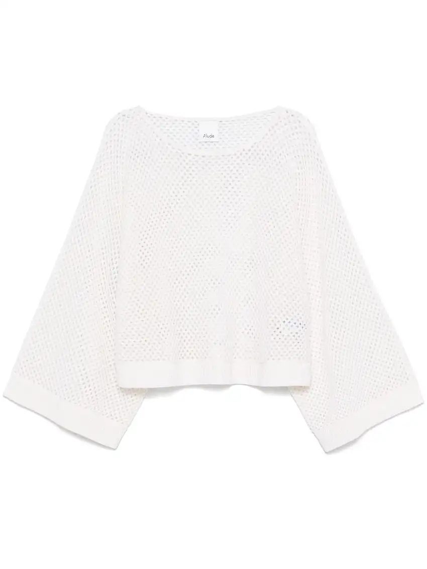 Alludemaglione a maglia aperta