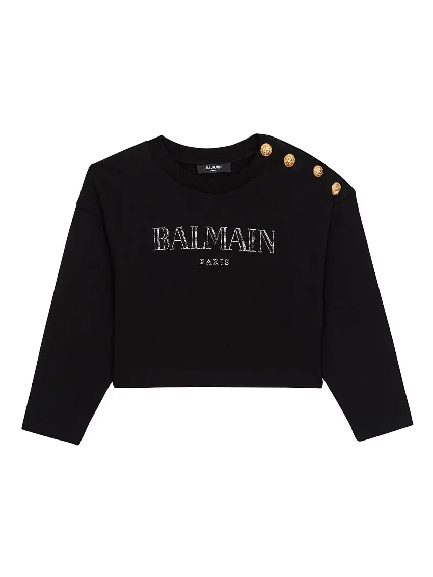 Balmain KidsFelpa con stampa